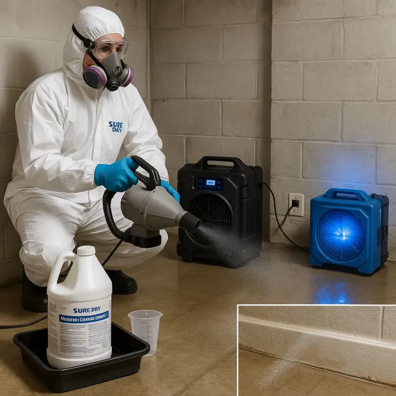 Sanitization and Odor Removal process in Cleveland, FL